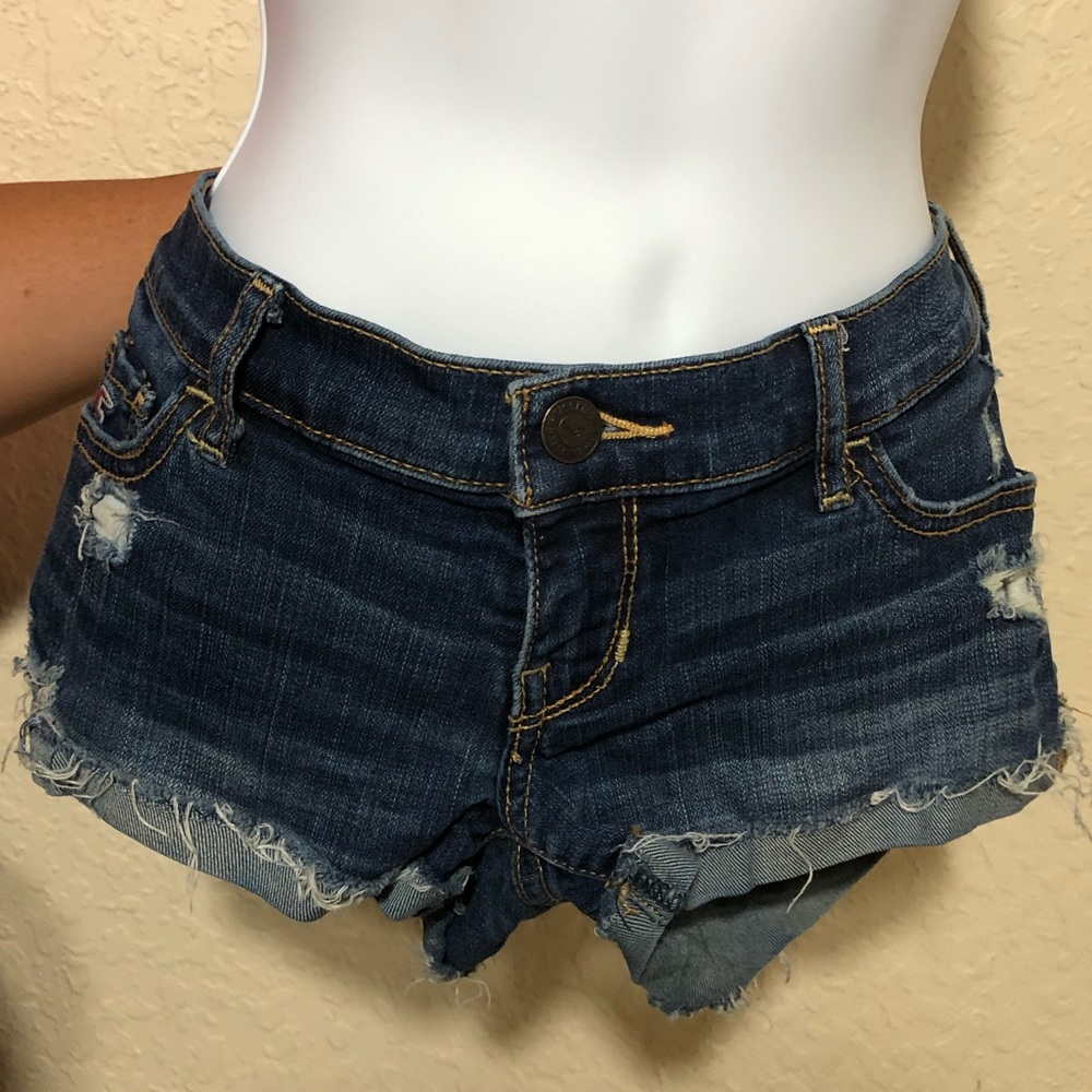 Hollister jean shorts